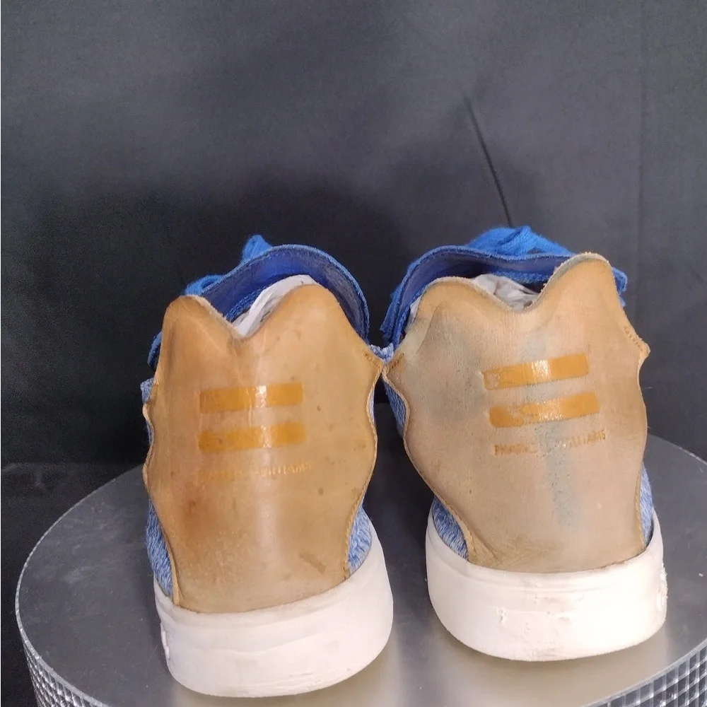 Adidas Blue and Brown Men's Sneakers size 10.5 pre owned Good condition